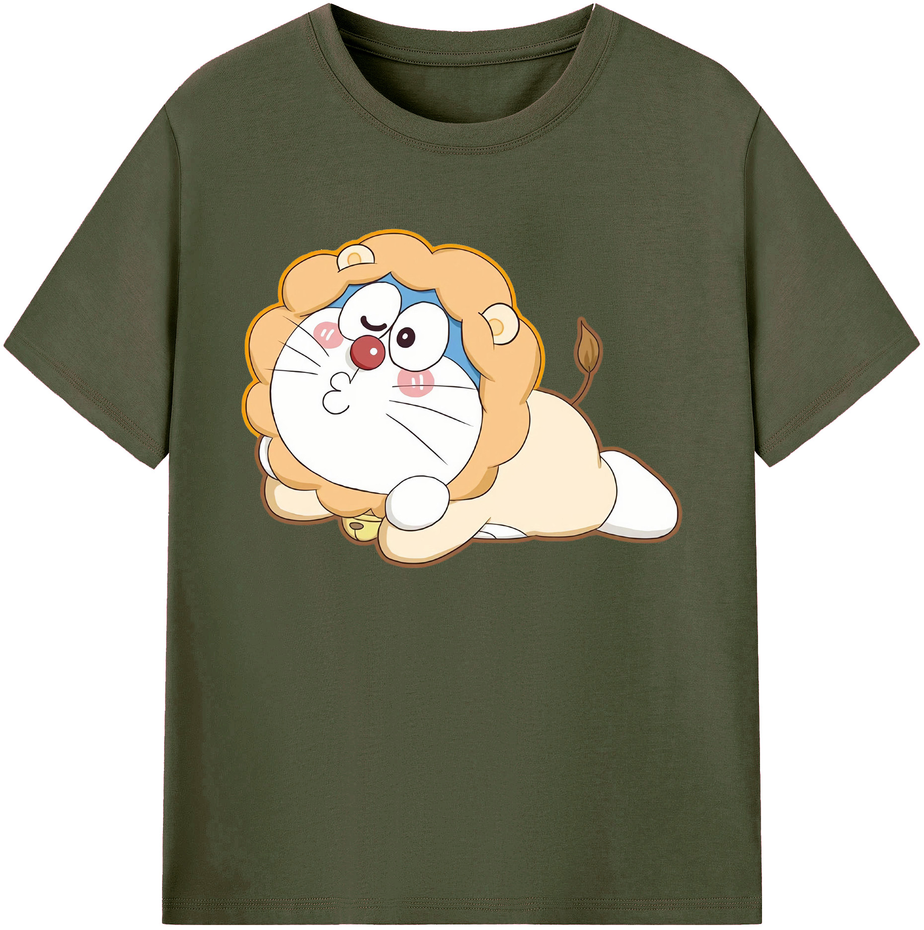 （画像用） ドラえもん Doraemon 綿100％ メンズ半袖Tシャツ｜肌触りやわらか＆通気性